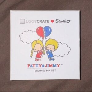 Sanrio Patty & Jimmy Enamel Pin Set